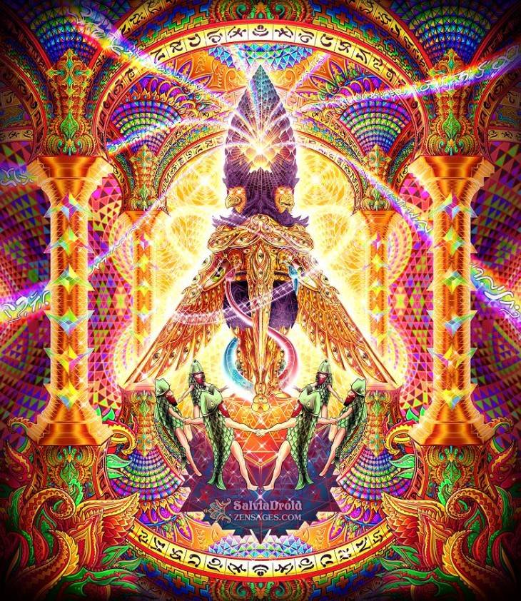 The psychedelic art of Salvia Droid - Trancentral