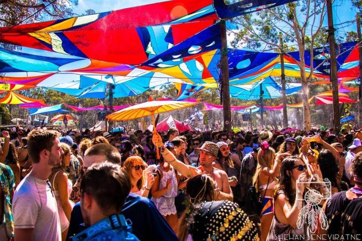 A celebration of colors: Rainbow Serpent Festival 2016 - Trancentral