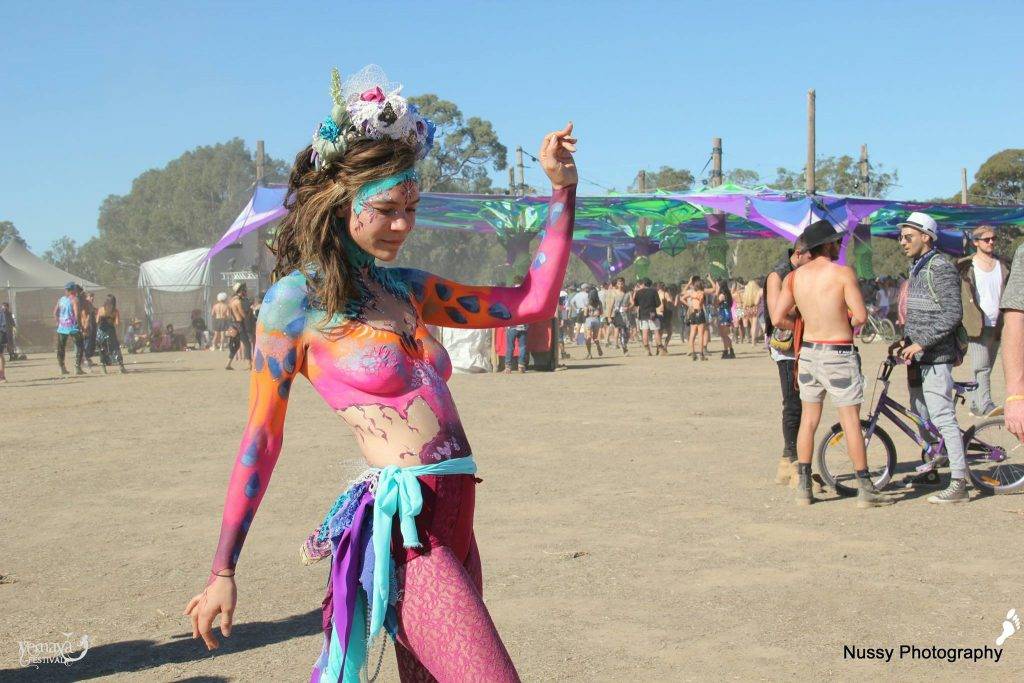 Yemaya Festival 2016 body paint