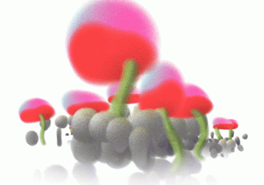 Trippy liquid GIFs by Ori Toor