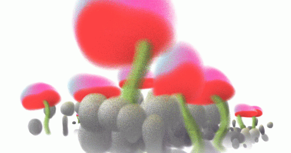 Trippy liquid GIFs by Ori Toor