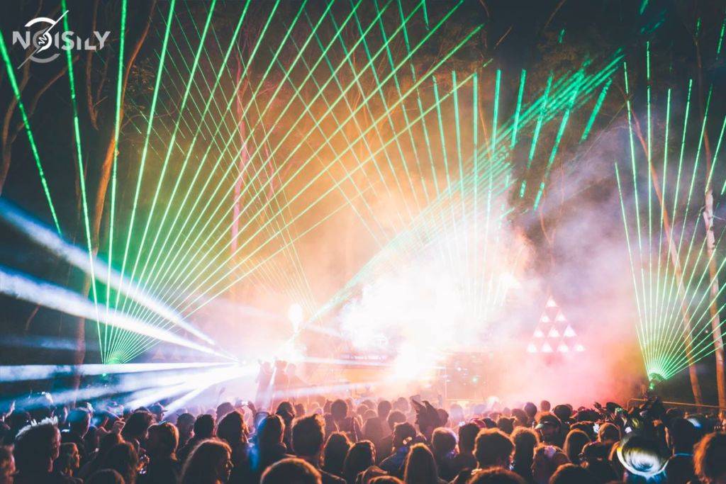 Noisily Festival of Music and Arts Festival 2016 laser lights