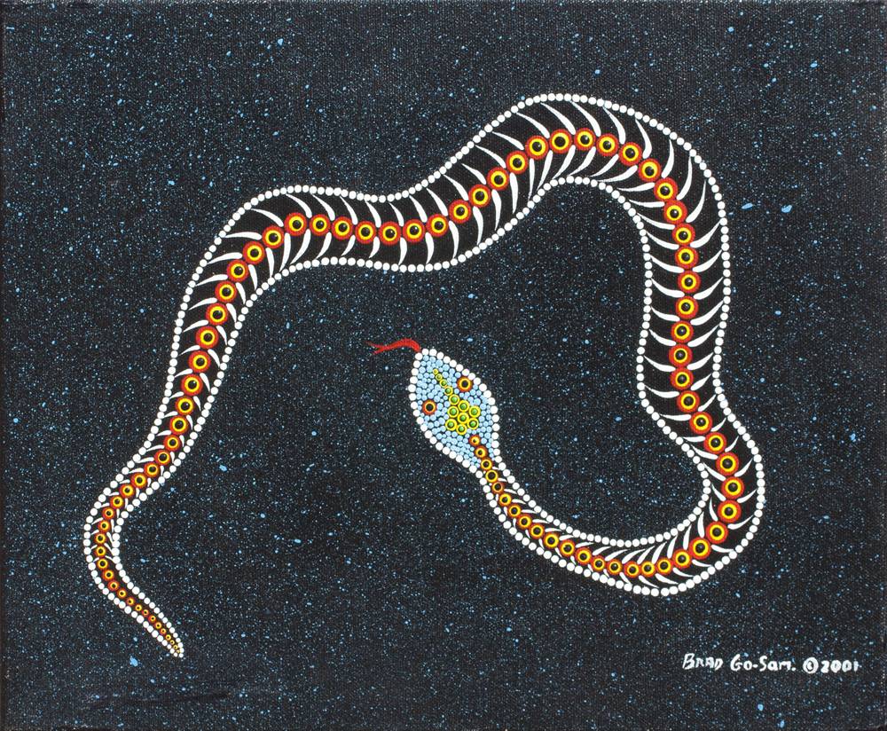 The Rainbow Serpent. Art by Brad Go-Sam.