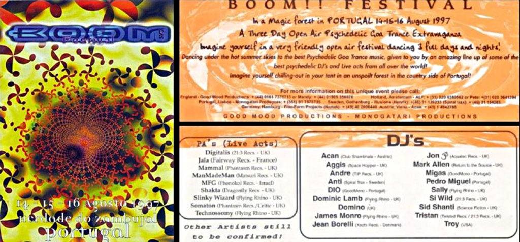 Boom Festival 1997 Flyer