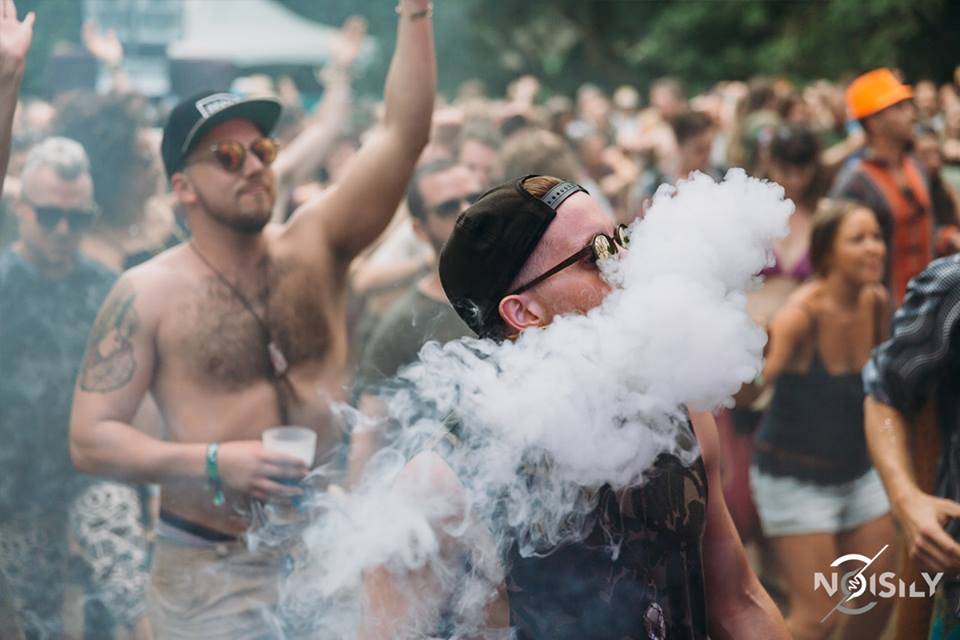 Noisily Festival of Music and Arts smoke