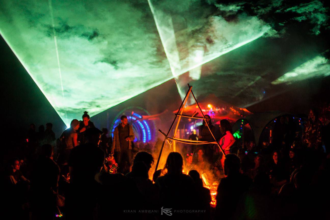 Eclipse festival 2016 lasers and fire