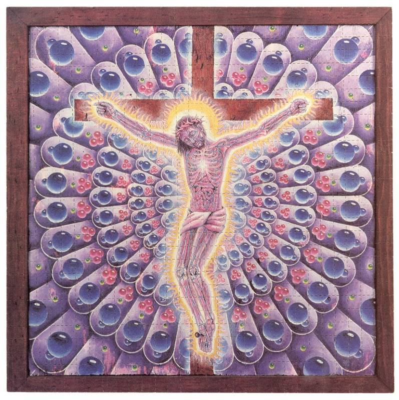 Purple Jusus_Alex Grey 1992_Blotter Baba