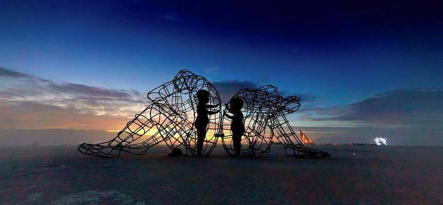 burning-man-love-by-alexander-milov Find your inner child