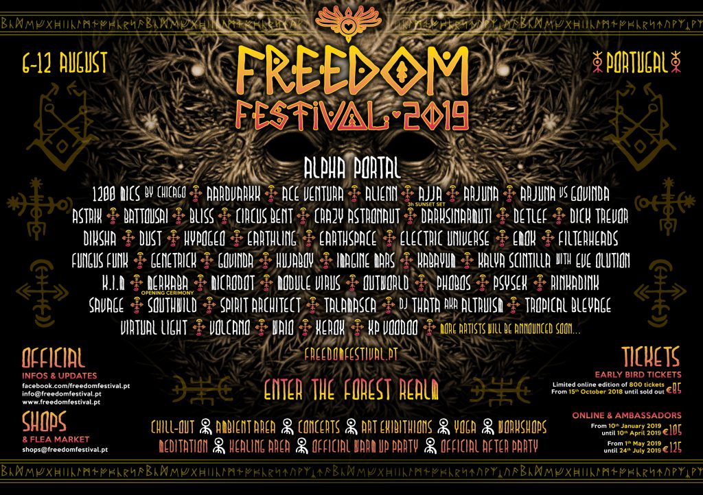 Freedom Festival 2019 line up