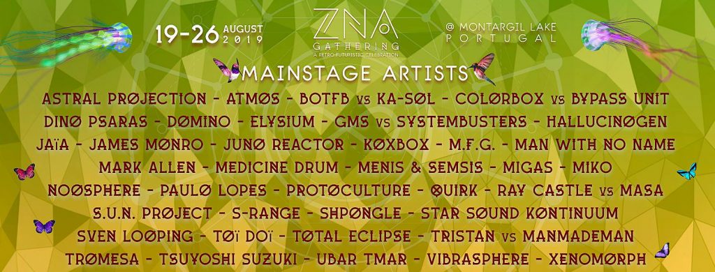 ZNA Gathering 2019 Main Stage lineup