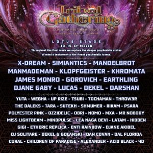 Tribal Gathering 2020 Line Up