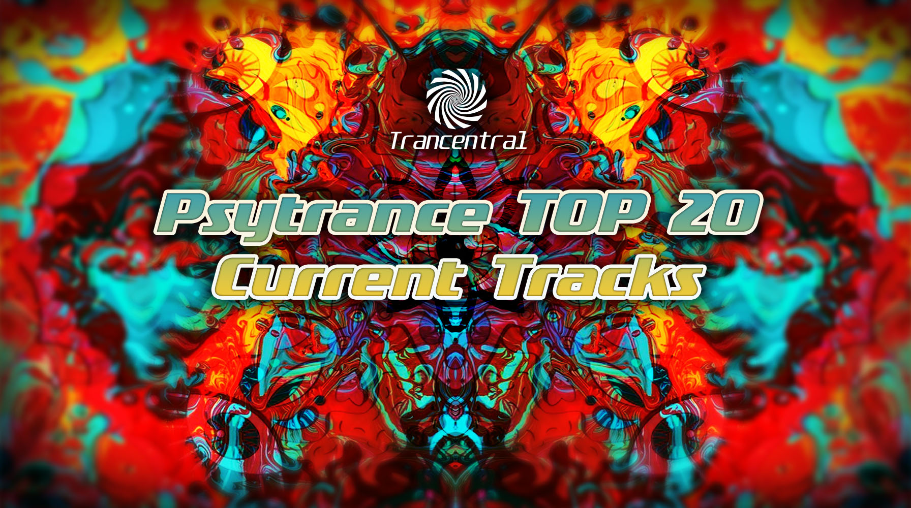 Psytrance top 20 current tracks </br> <small style='color: #fff'>Trancentral top 20 Psytrance chart is based on views of the tracks across YouTube. Click on each track to listen to it!</small>